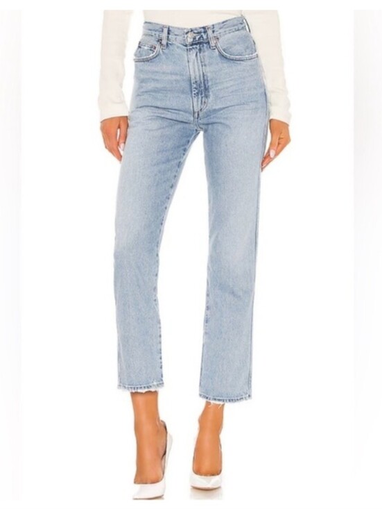 Agolde Denim - Agolde Pinch Waist High Rise Kick Jeans in Riptide Size 26